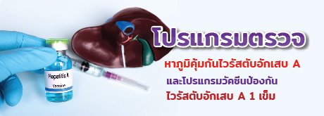 โปรแกรมตรวจไวรัสตับอักเสบ A