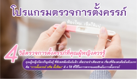 โปรแกรมตรวจการตั้งครรภ์