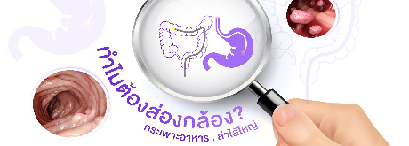 ทำไมต้องส่องกล้อง? กระเพาะอาหาร,ลำไส้ใหญ่